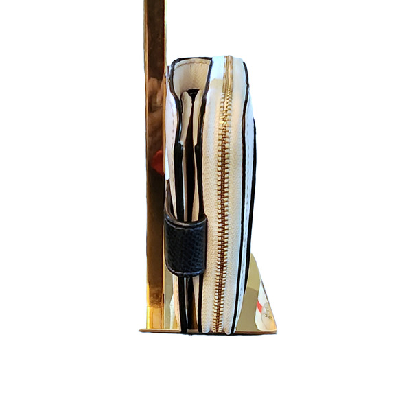 Coach Colorblock white and navy blue bi-fold wallet - Picture 6 of 8